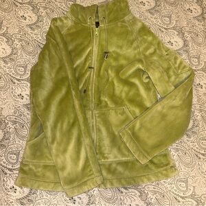 Vintage Light Green Zip Up Size M